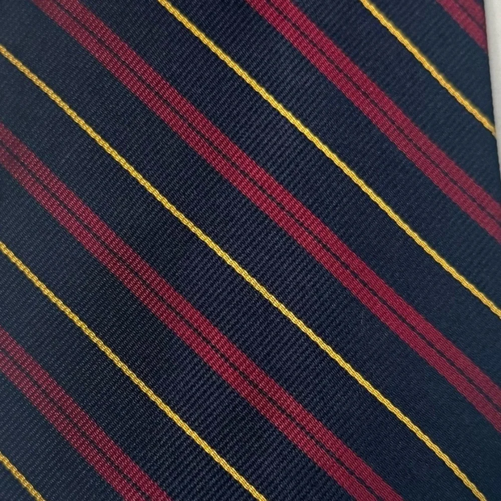BROOKS BROTHERS Set of 2 Ties 100% Silk Patterned Striped Classic